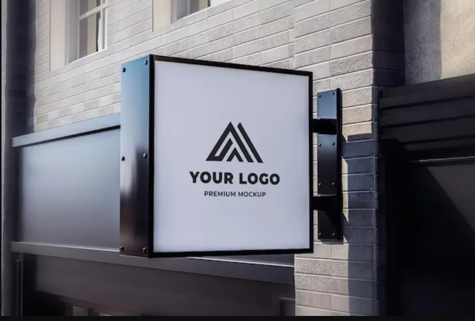 Neon Box acrylic elegan untuk papan nama toko di pinggir jalan raya Bekasi yang terang saat malam.